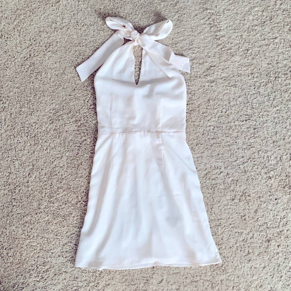 Abercrombie white halter dress